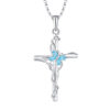 Divine Sparkle Cross Pendant