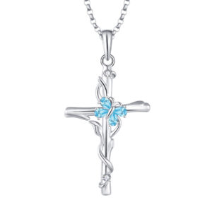 Divine Sparkle Cross Pendant