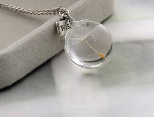 Fashion Jewelry Dandelion Pendant - Image 2